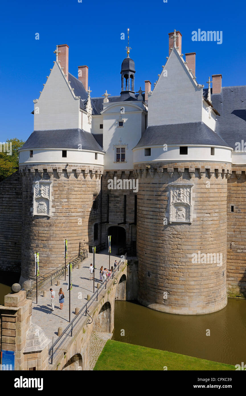 Frankreich, Loire-Atlantique, Nantes, Château des Ducs de Bretagne (Herzöge von Bretagne Castle) Stockfoto