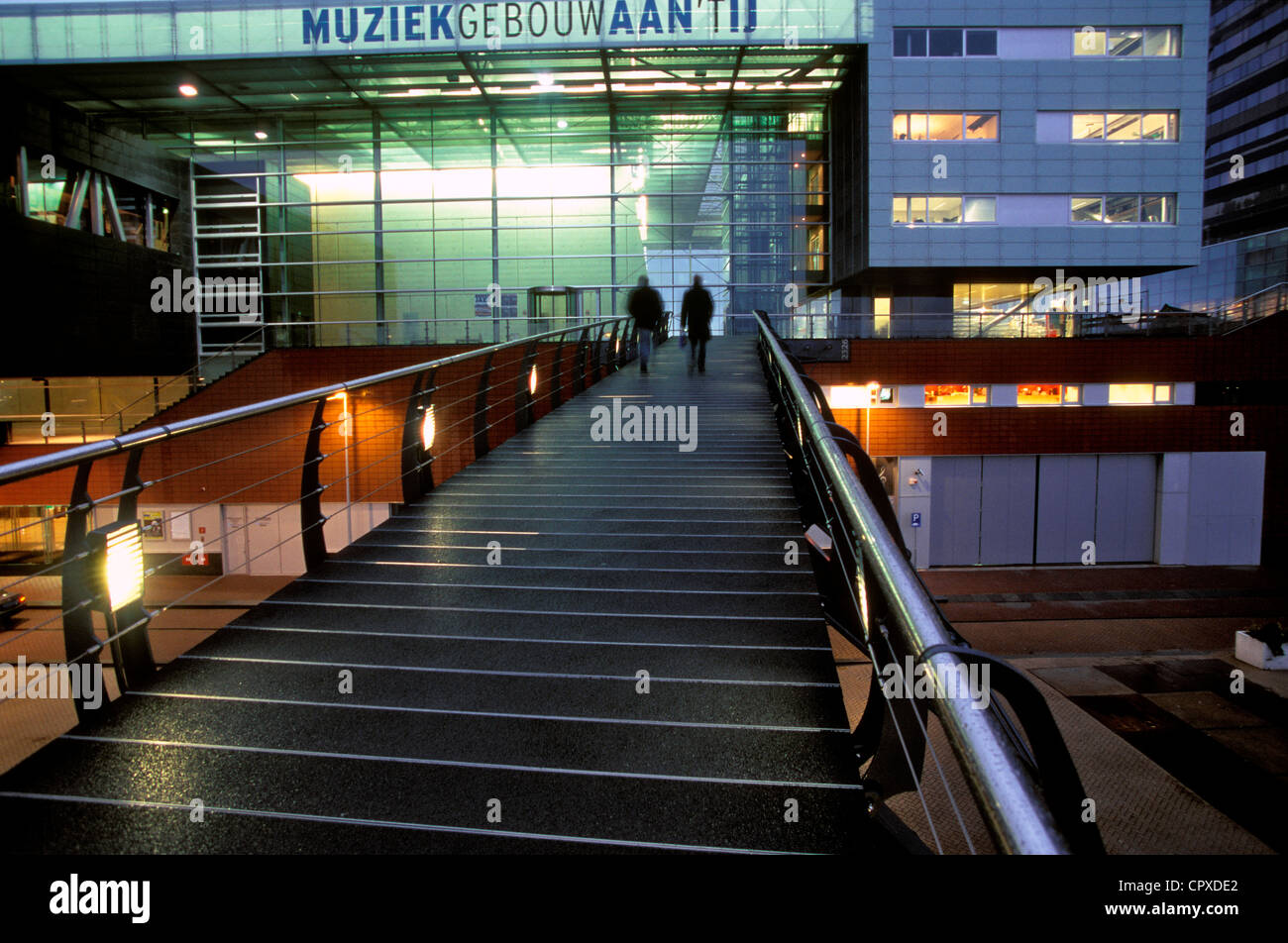 Niederlande, Amsterdam, Muziekgebouw, Konzertsaal Architekten 3XN Stockfoto