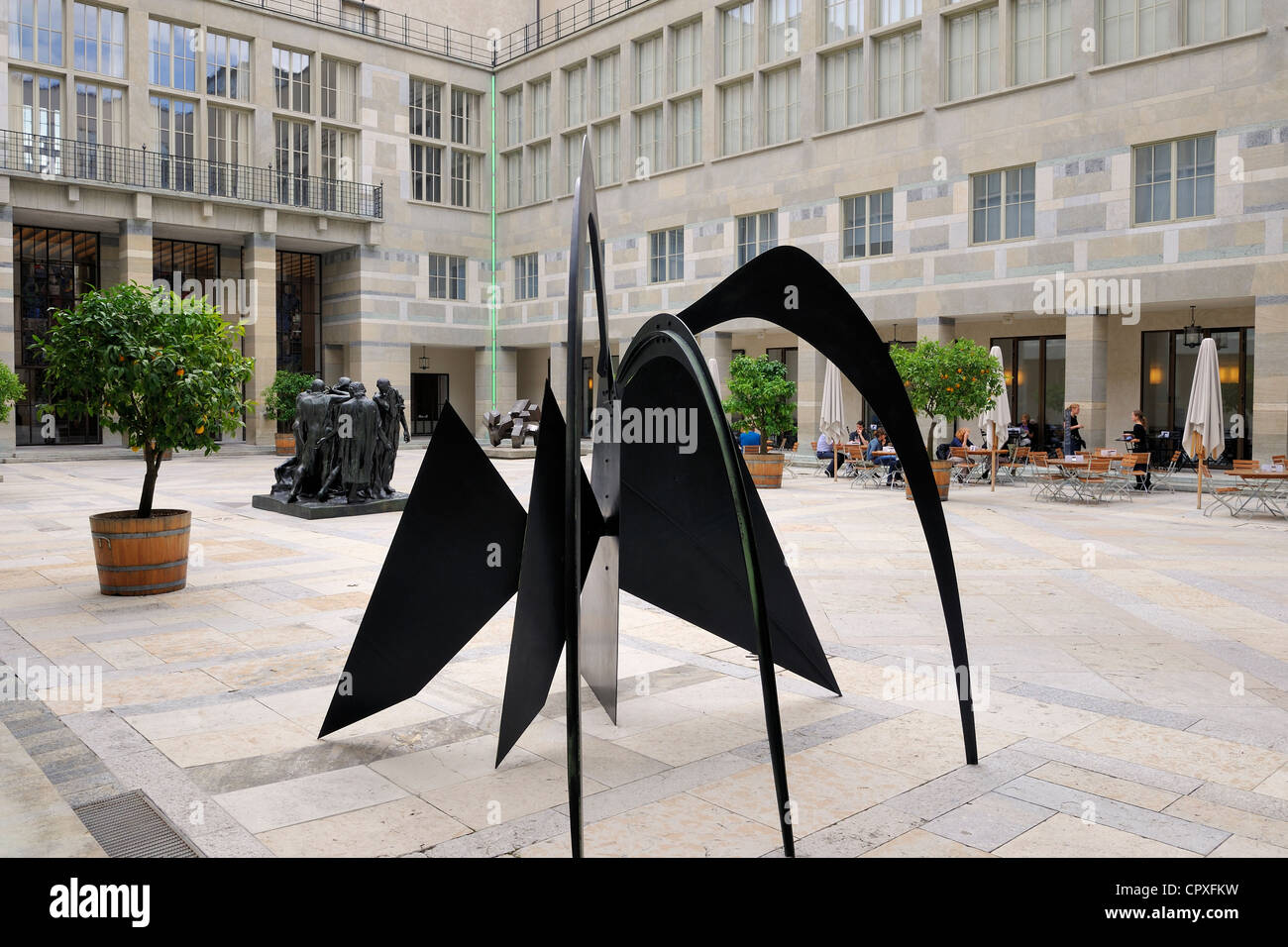 Schweiz, Basel, Museum der bildenden Künste Kunstmuseum, Kunstwerk des Künstlers Calder Stockfoto