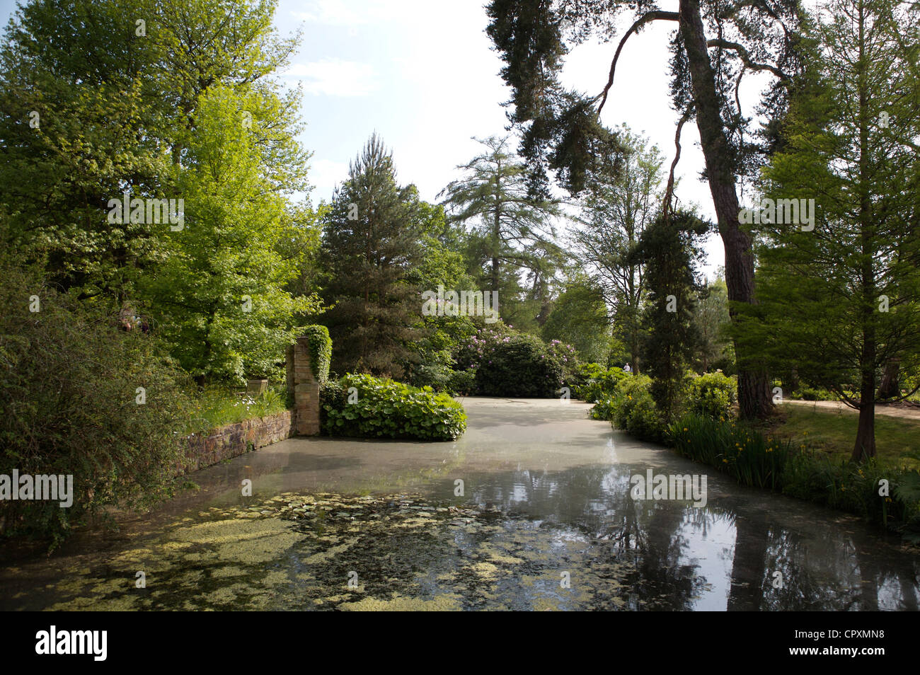 Scotney Burggraben Stockfoto