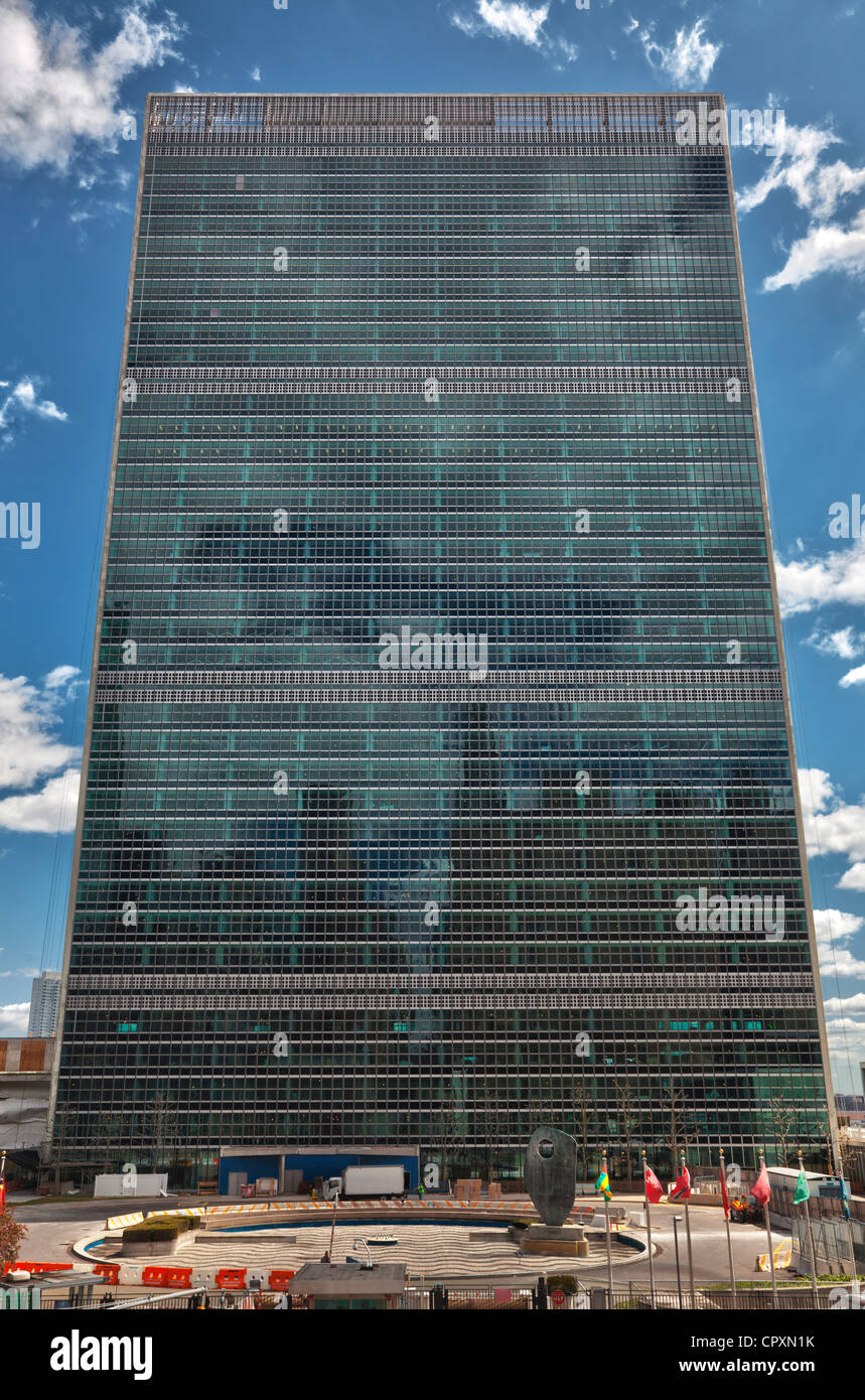 UN-Hauptquartier in Manhattan, New York City Stockfoto