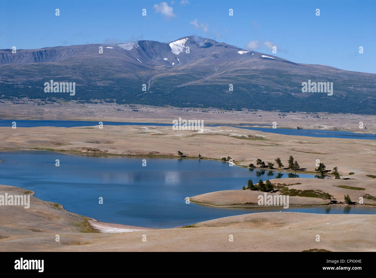 Mongolei, Bayan Ölgii Region, Grenze zu Kasachstan, Altai Tavan Bogd Nationalpark Stockfoto
