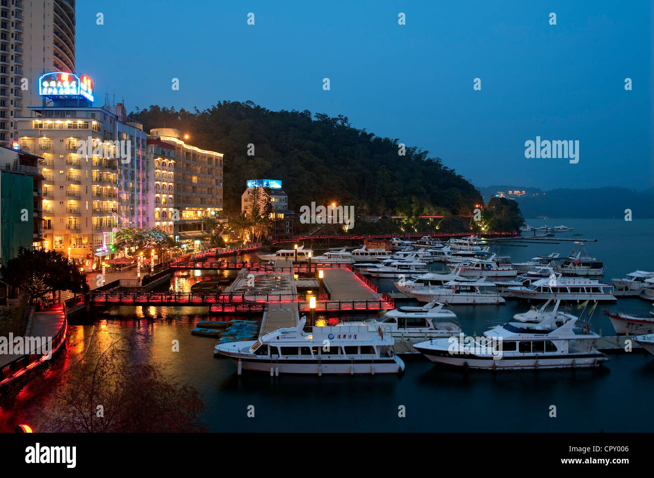 Taiwan, Nantou Bezirk, Sun Moon Lake Region, Shuishe Dorf Stockfoto