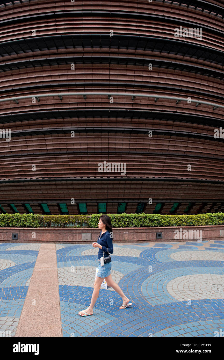 Taiwan, Taipeh, Commercial Center Core Pacific City von dem Architekten Jon Jerde Stockfoto