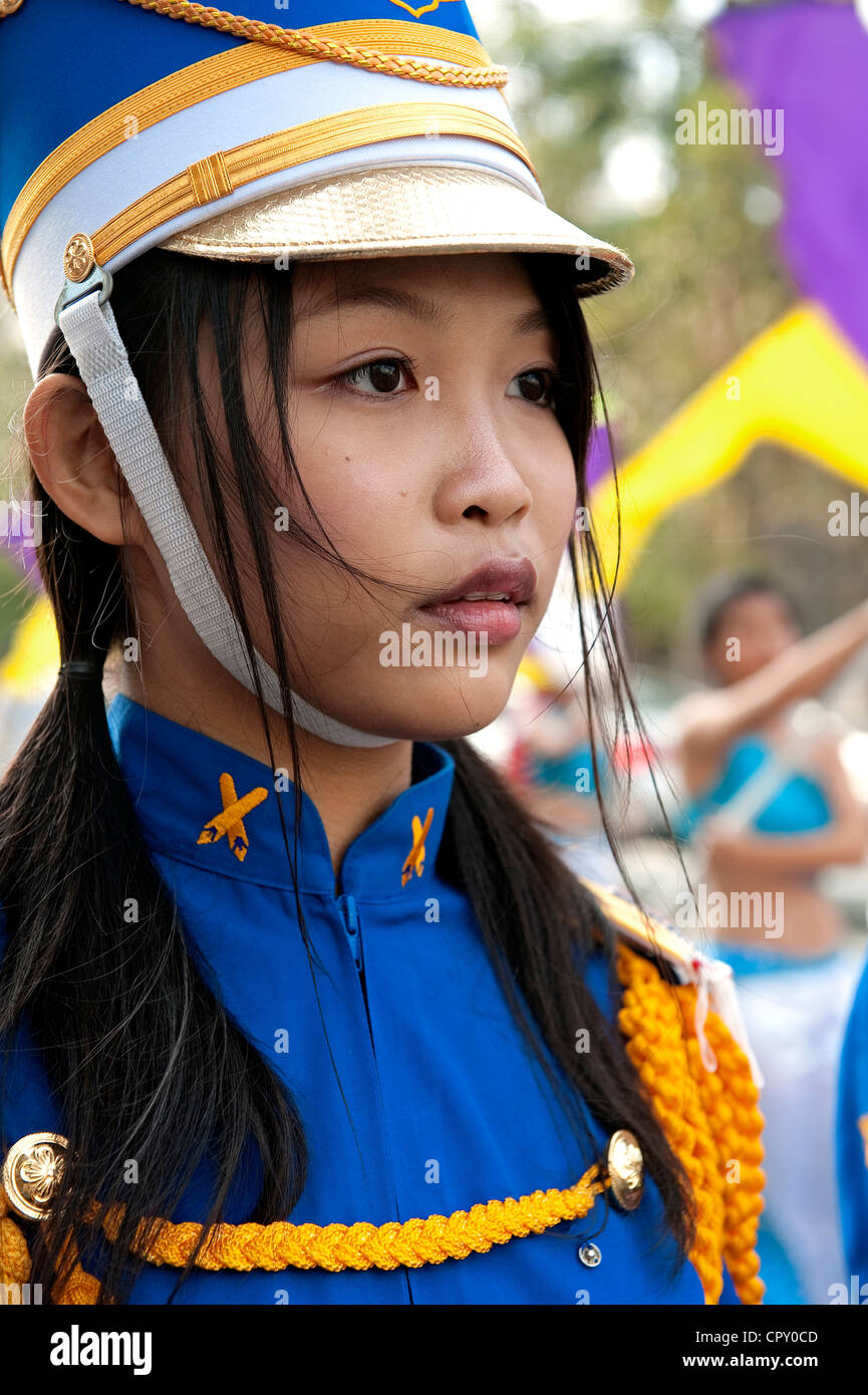 Kaohsiung, Taiwan Lantern Festival, Porträt Stockfoto