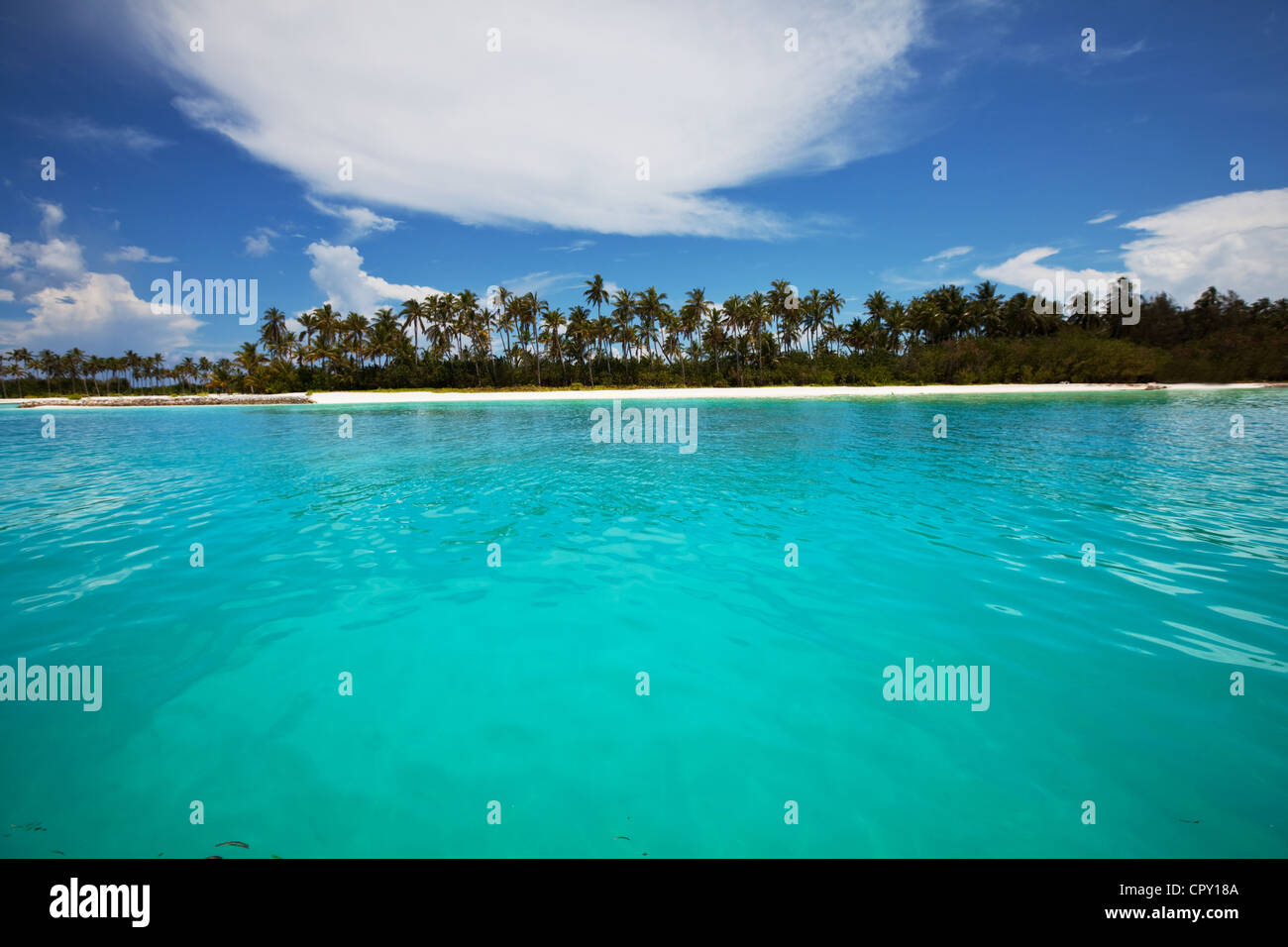Malediven-Landschaft Stockfoto