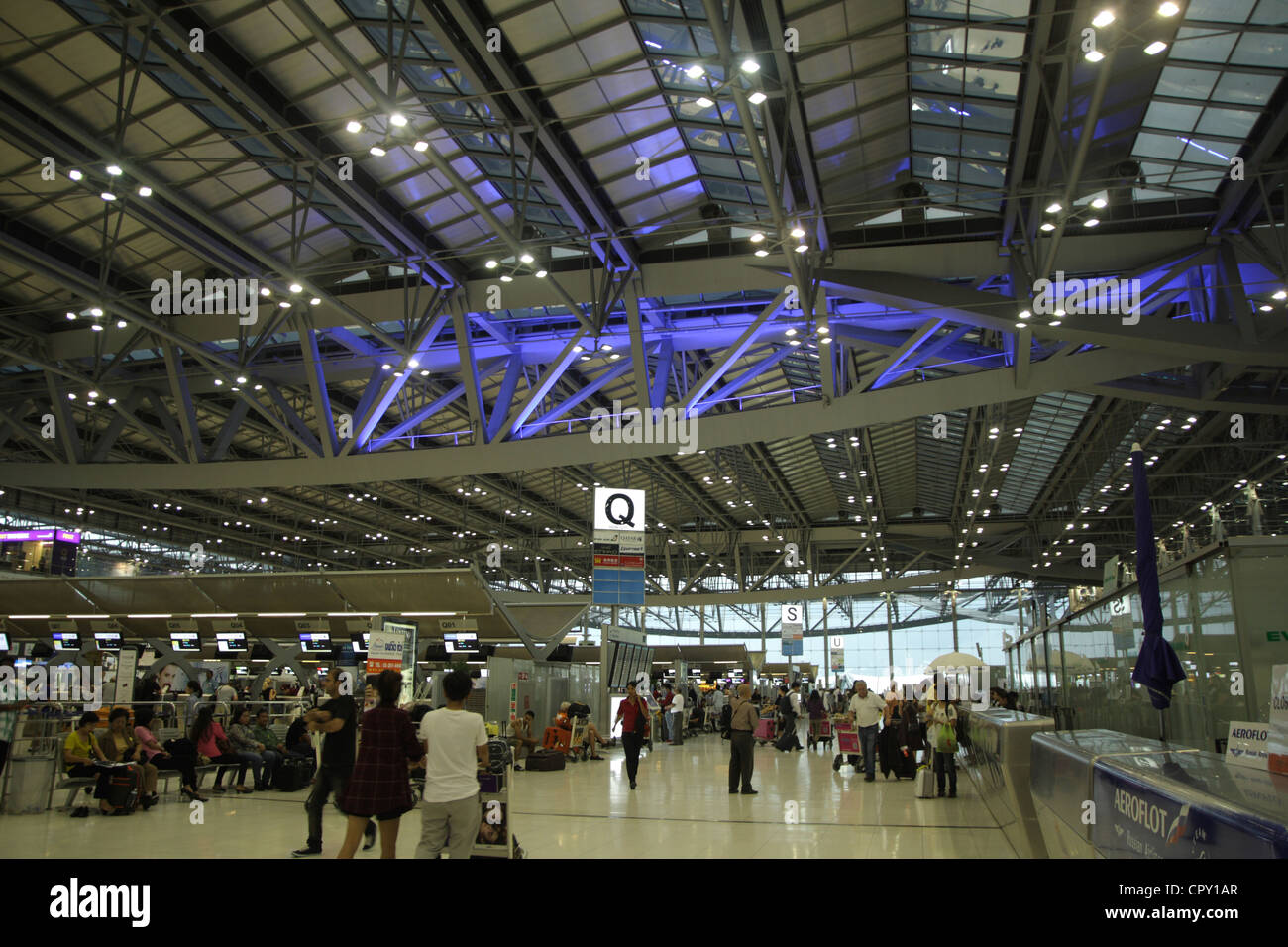 Entfernug Flughafen Suvarnabhumi Lumini-park www.alamy.de