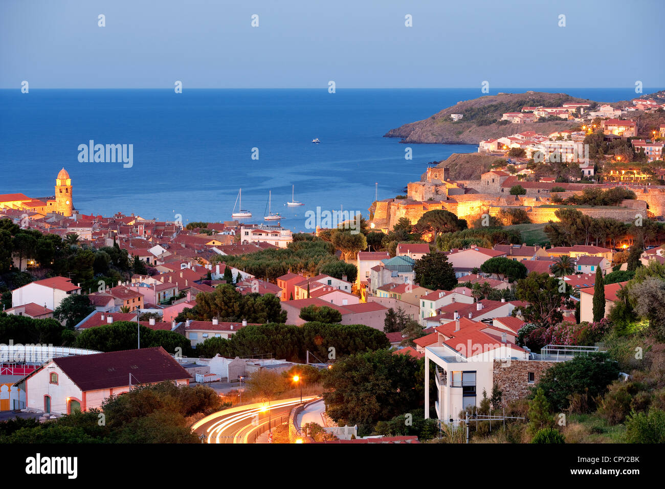 Frankreich, Pyrenäen Orientales, Collioure Stockfoto