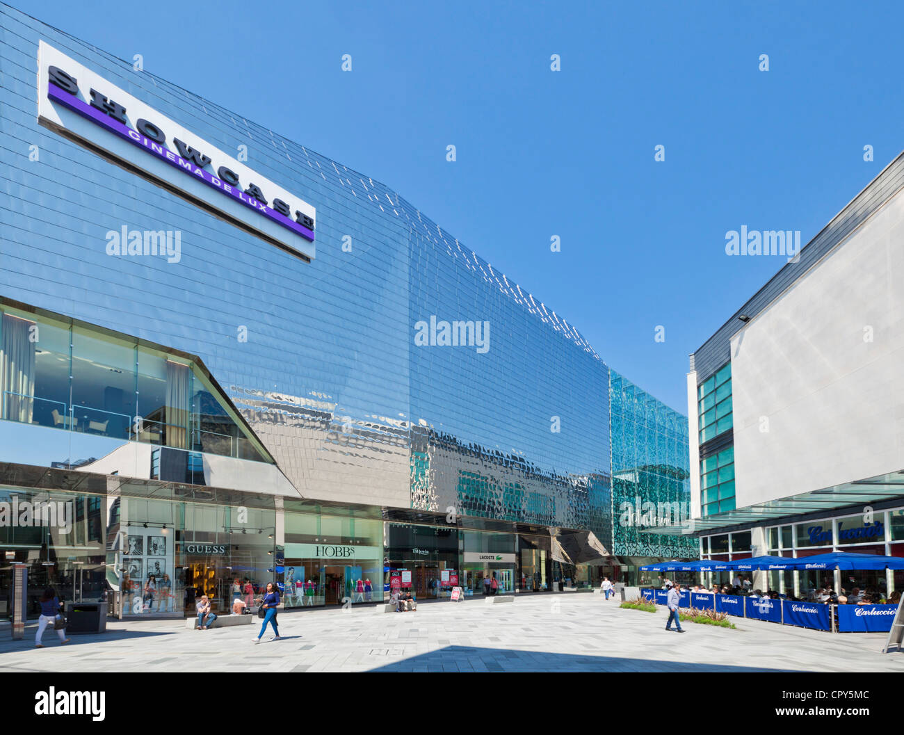 Highcross Einkaufszentrum Showcase Kino Stadtzentrum von Leicester Leicester England East Midlands Großbritannien GB Europa Stockfoto