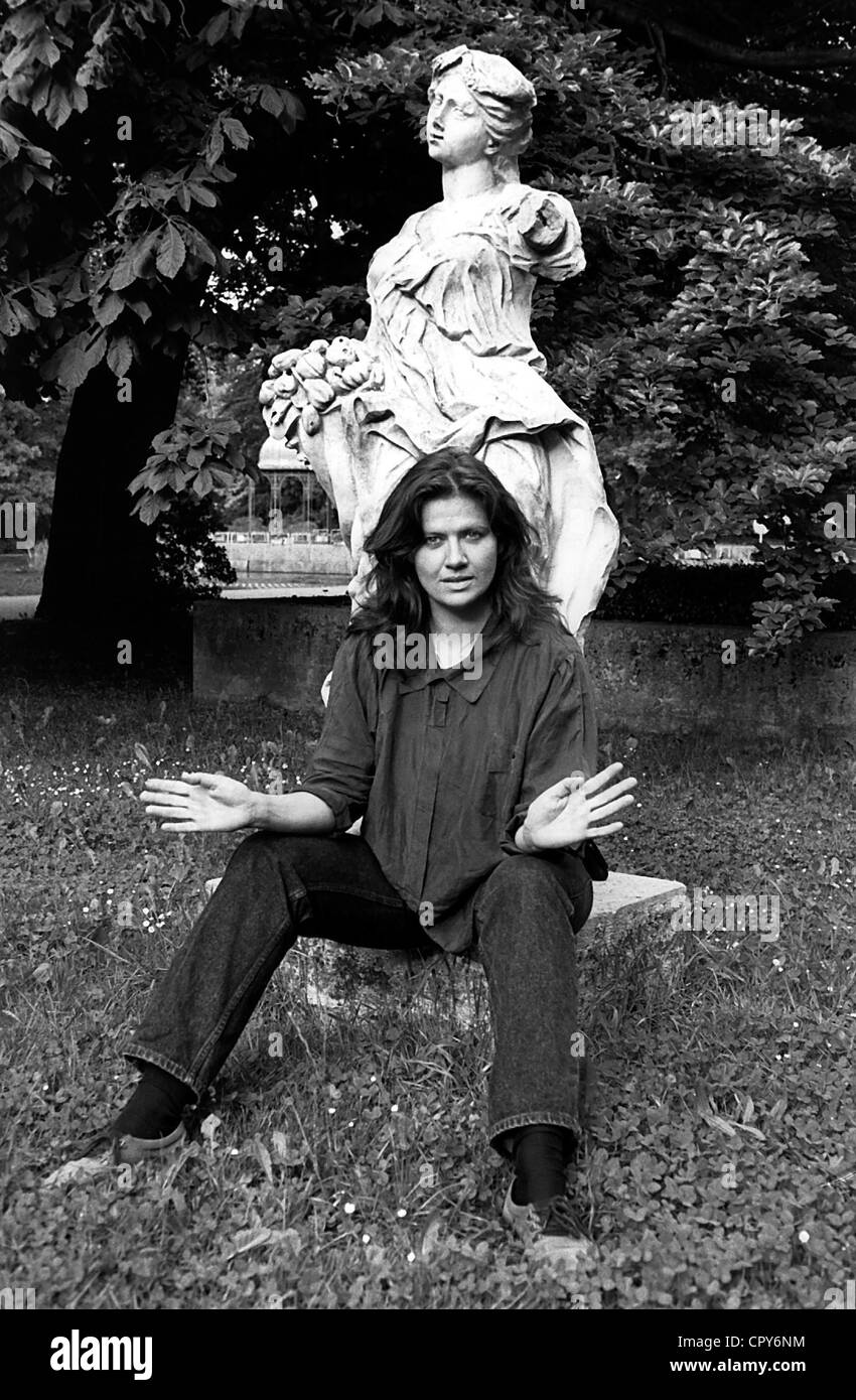 Ditfurth Jutta, * 29.9.1951, deutsche Politikerin (Bündnis 90/Die Grünen), halbe Länge, 1991, Stockfoto