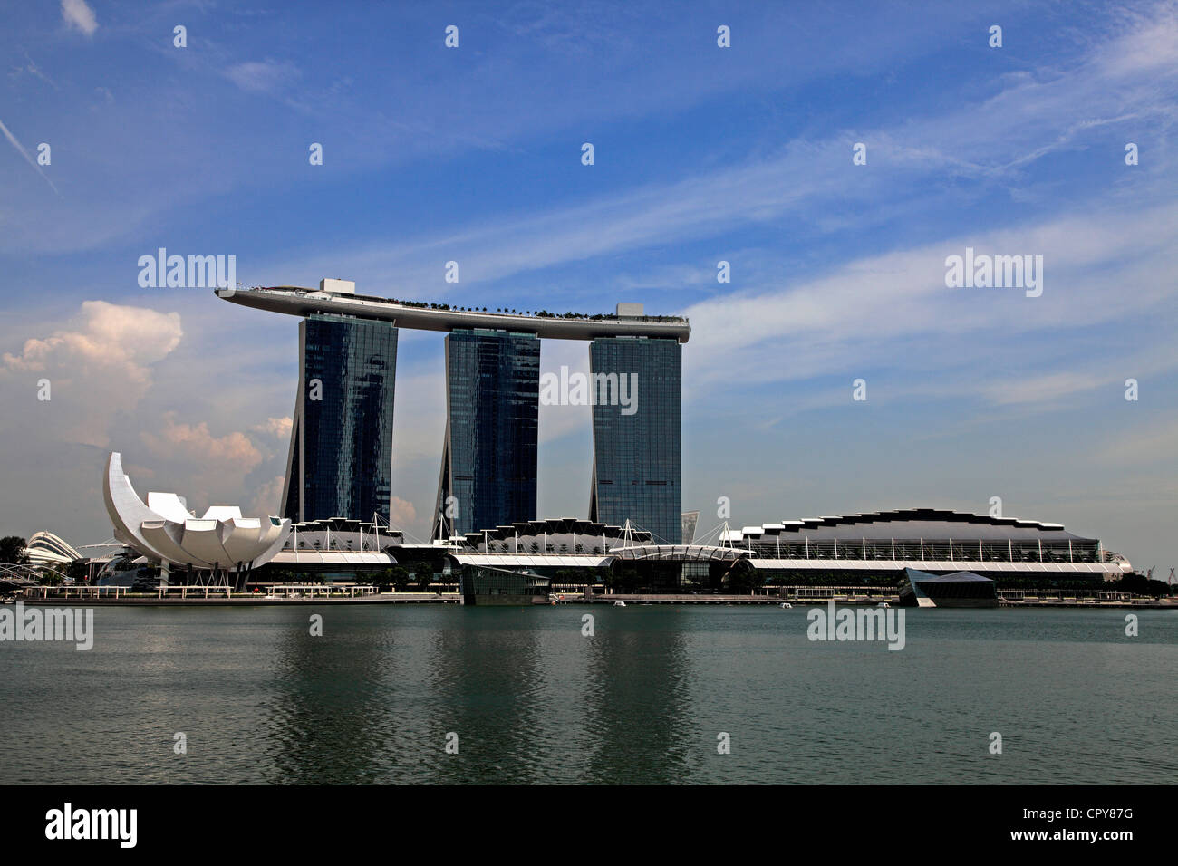 Marina Sands Casino, Singapur Stockfoto