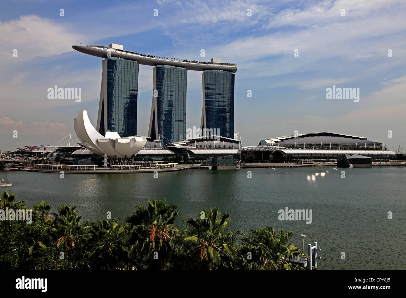 Marina Sands Casino, Singapur Stockfoto