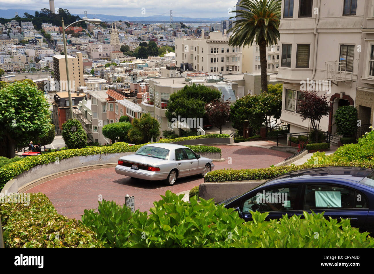 Lombard Street - San Francisco, USA Stockfoto