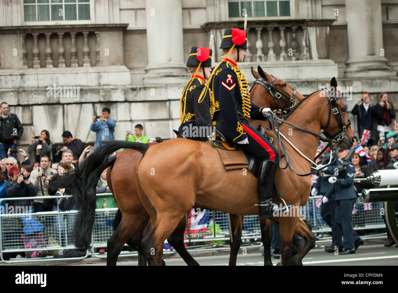 Könige der Truppen Royal Horse Artillery Stockfoto