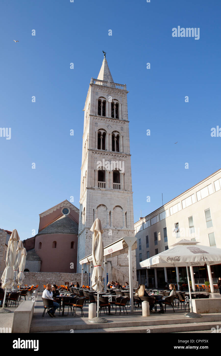 St. Donatus Kirche, Altstadt Zadar, Kroatien Stockfoto