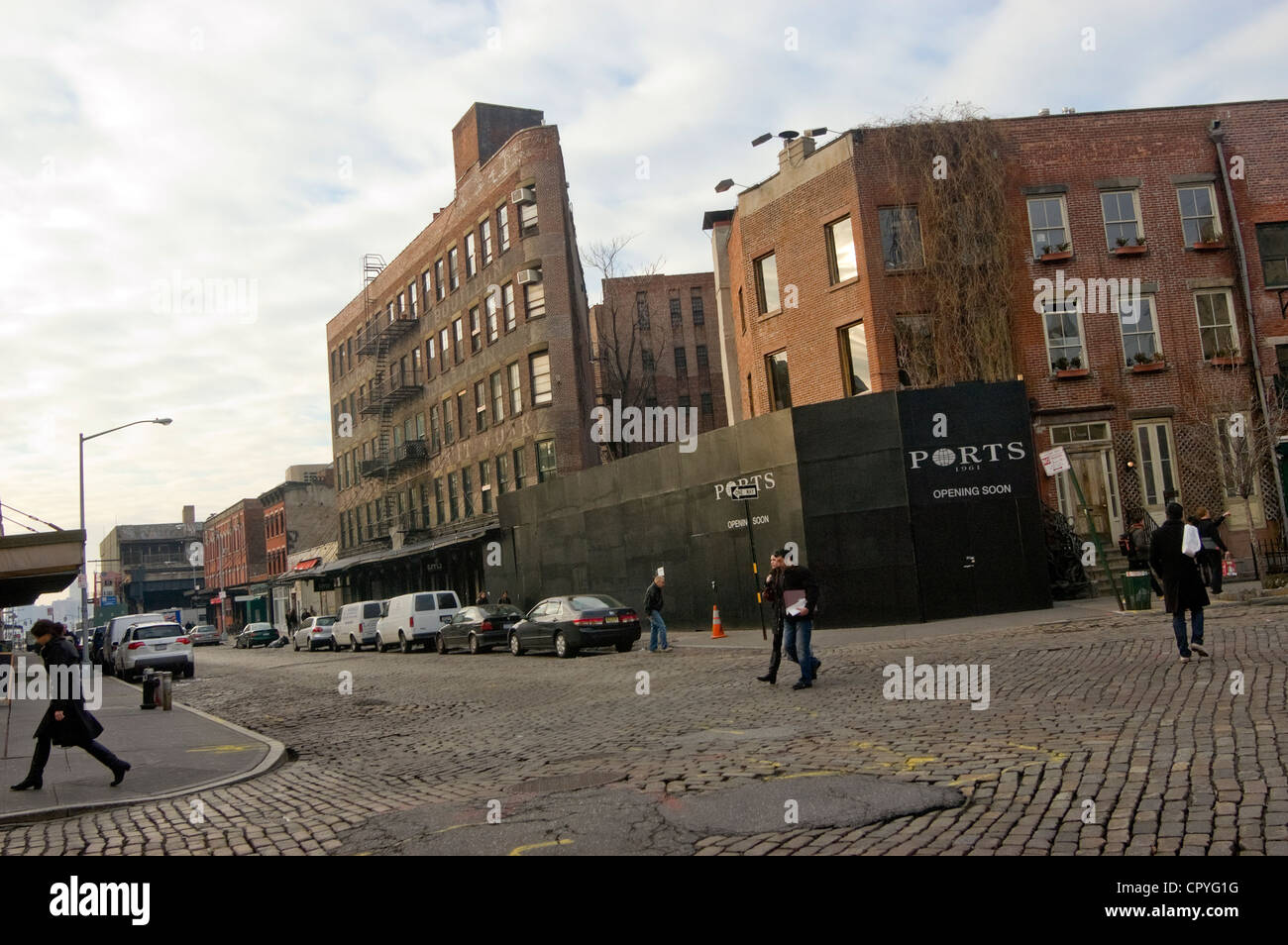 9th Avenue im Meatpacking District Stockfoto