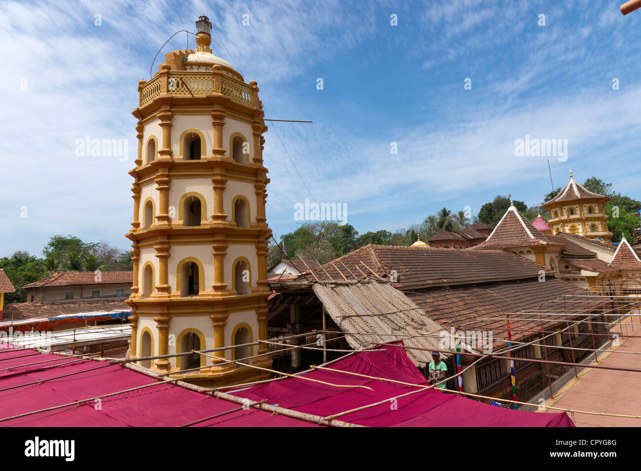 Die Göttin Kamakshi ist eine Form von Tripura Sundari oder Parvati oder die universelle Muttergöttin. Stockfoto