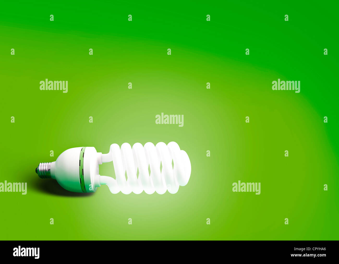 Sparen Sie Geld und Energie abstrakten Hintergrund grün-Konzept Stockfoto