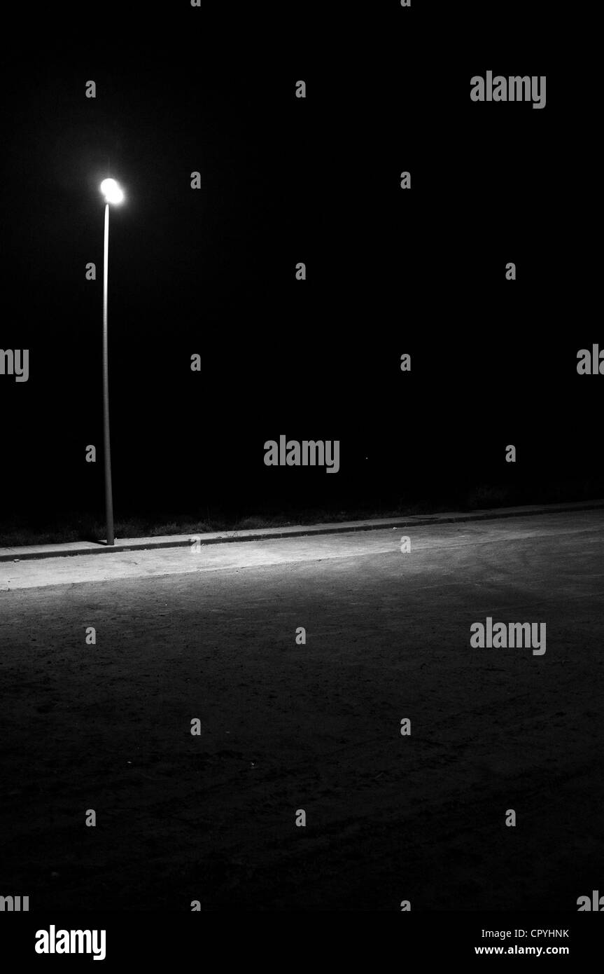 Unvollendete Vorort in der Nähe von Sevilla aufgrund der spekulativen Immobilienblase in Spanien Tauchen Stockfoto