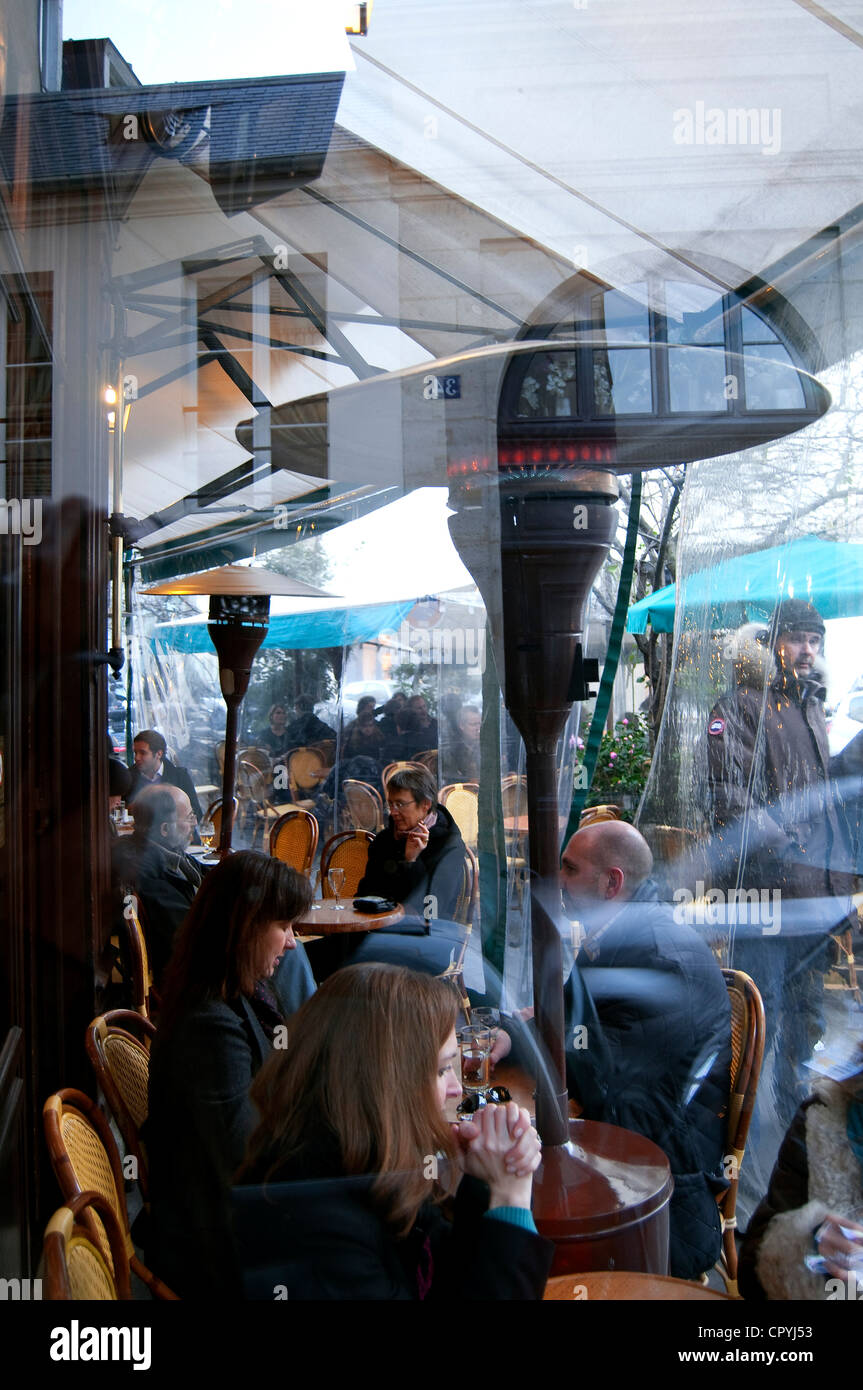 Frankreich, Paris, Café im 6. Arrondissement Stockfoto