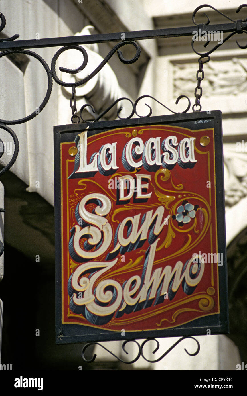 Argentinien, Buenos Aires, San Telmo Bezirk, antique Dealers Gebiet Stockfoto