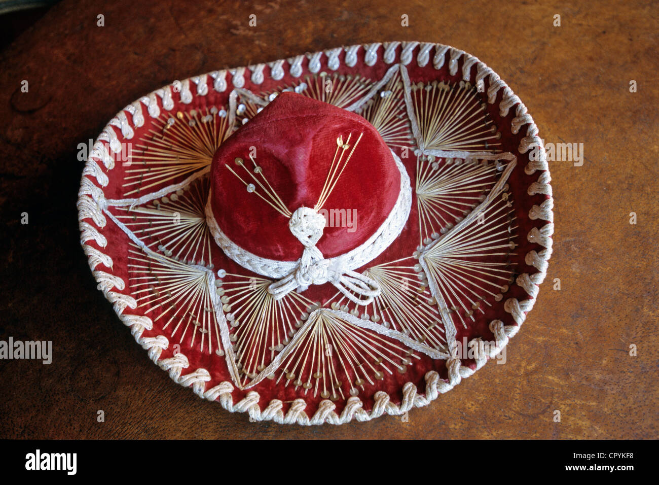 Mexiko, Chihuahua, Mariachi sombrero Stockfoto