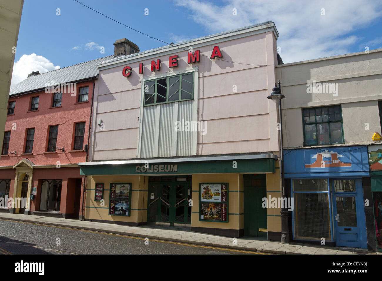 Kolosseum Kino in Brecon, Powys, Wales UK. Stockfoto