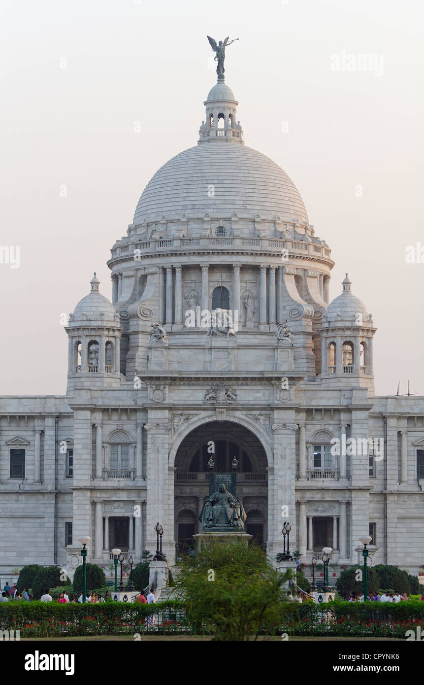 Queen Victoria Memorial, Kalkutta, Westbengalen, Indien Stockfoto