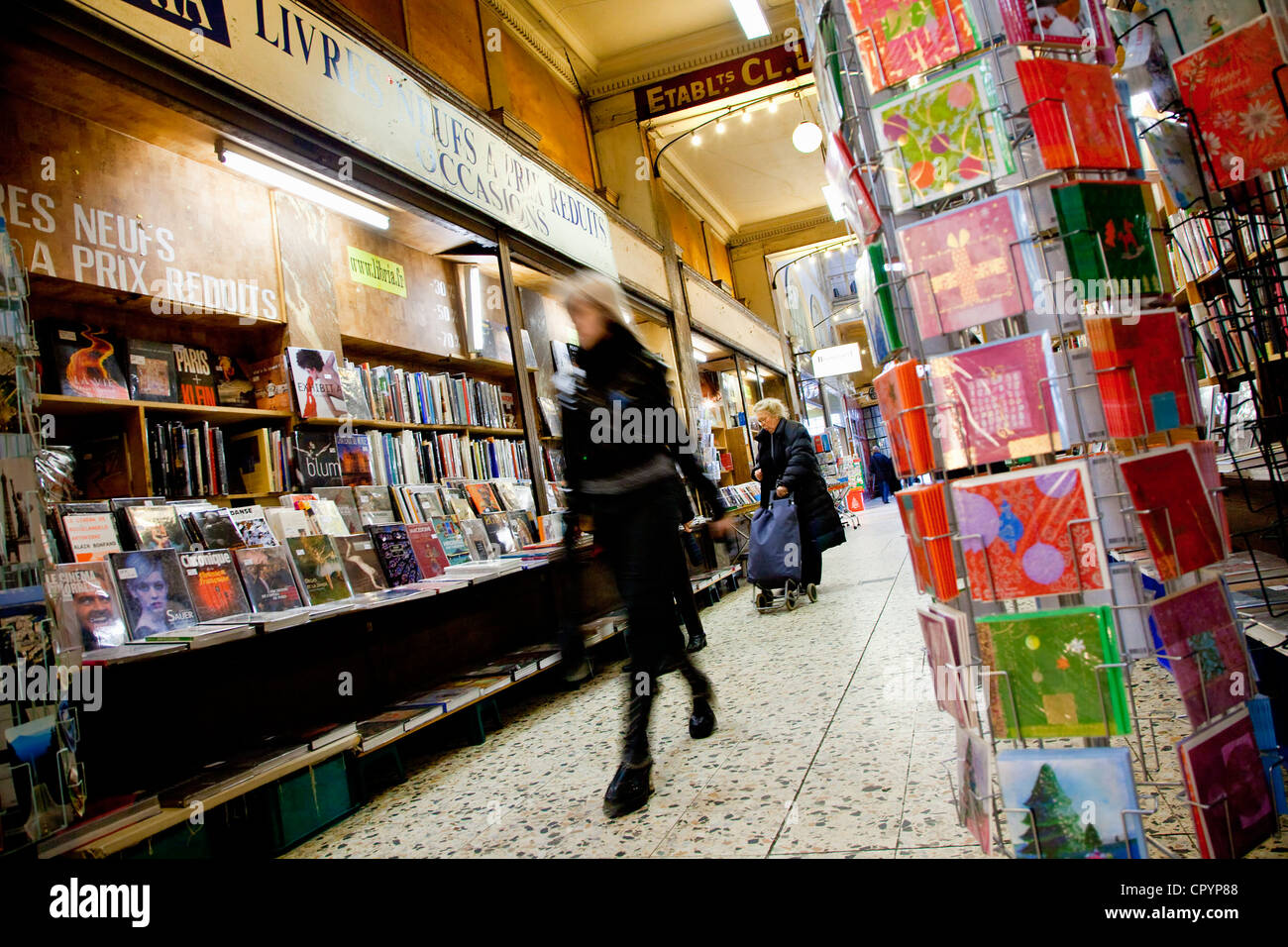 Frankreich, Paris, Passage Choiseul Stockfoto