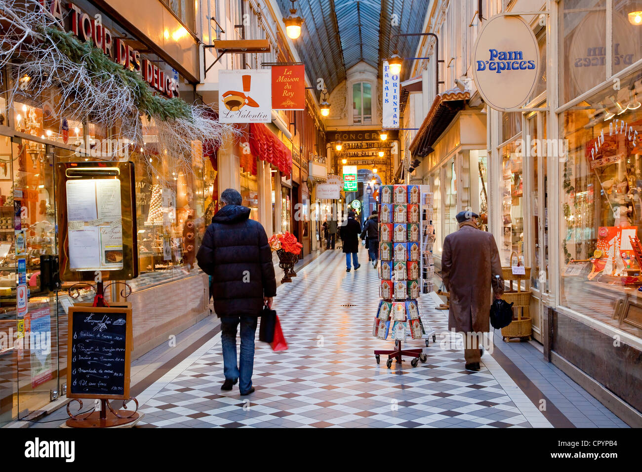 Frankreich, Paris, Passage Jouffroy Stockfoto