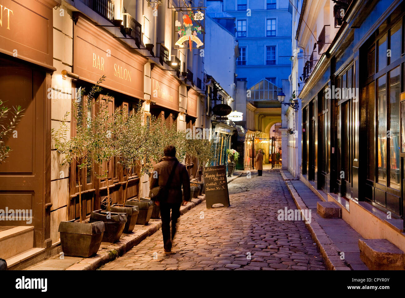 Frankreich, Paris, Saint Germain des Pres Bezirk, Cour du Commerce Saint Andre im Odeon Stockfoto