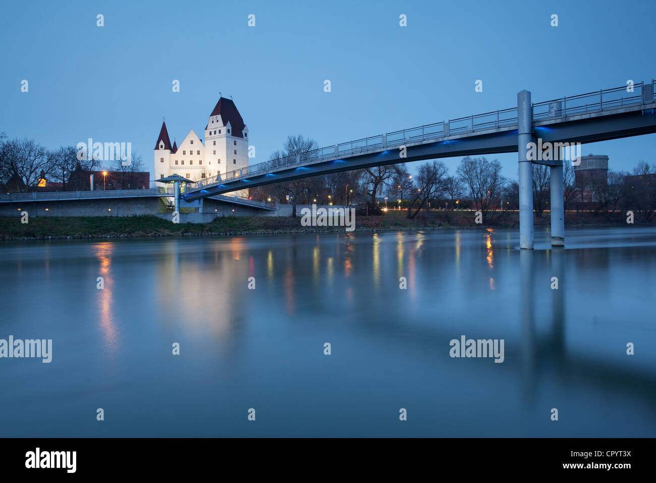 Neues Schloss, Ingolstadt an der Donau, Ingolstadt, Bayern, Deutschland, Europa Stockfoto