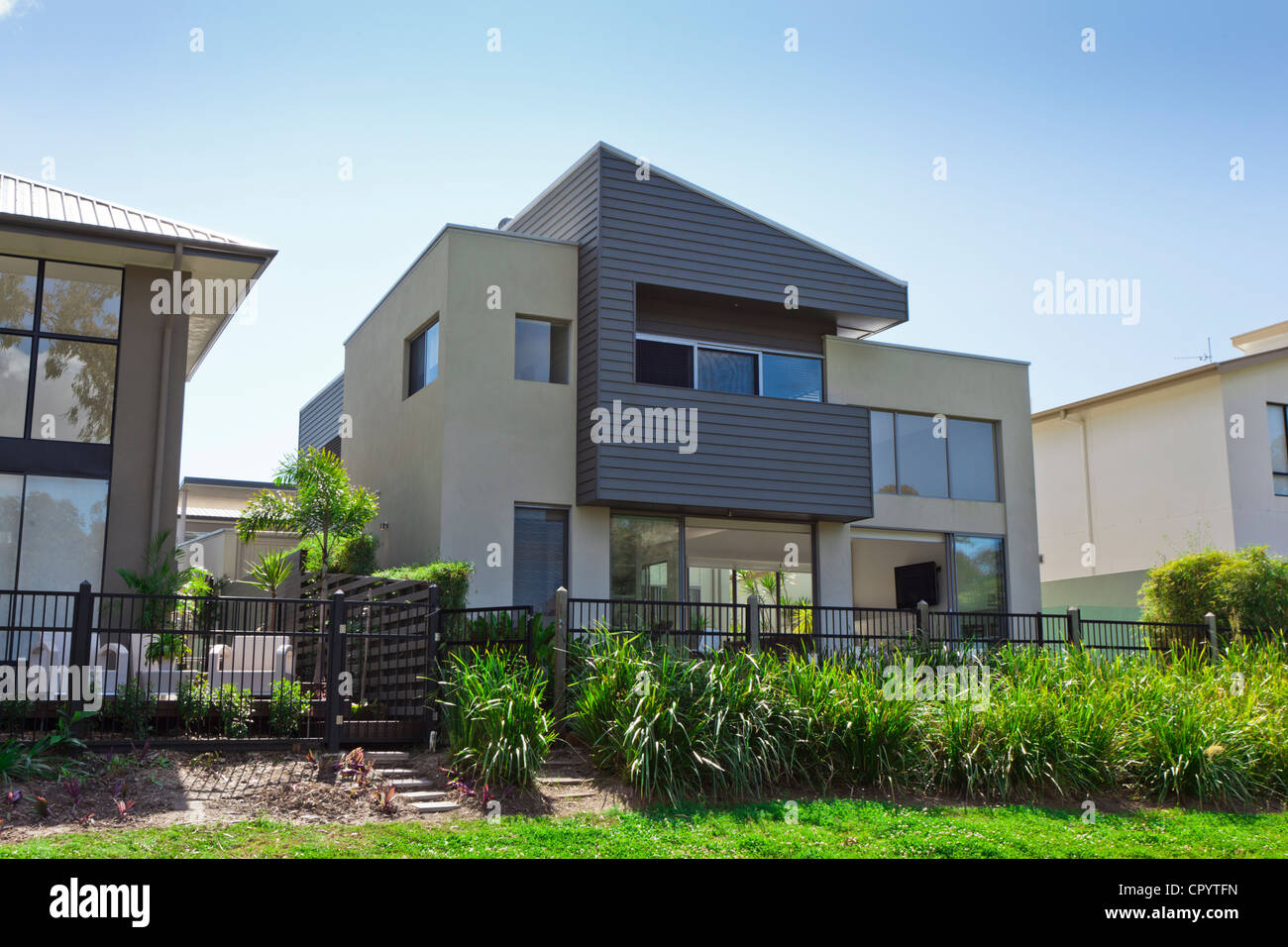 Modernen zweistöckigen Australian Hausfront Stockfoto