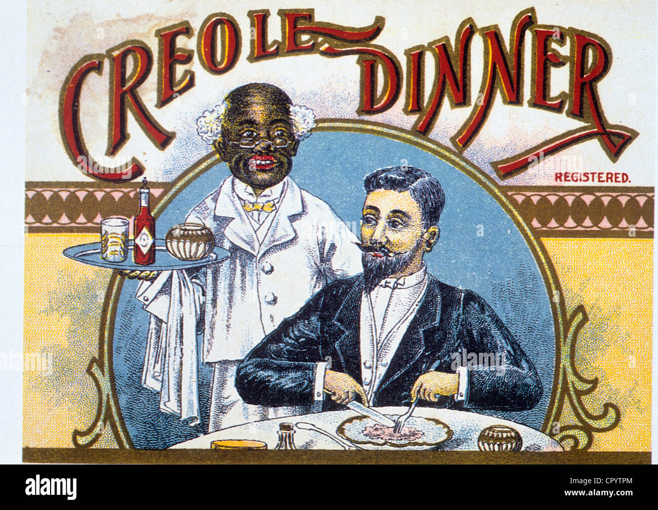 USA, Louisiana, alten Werbeplakat Stockfoto