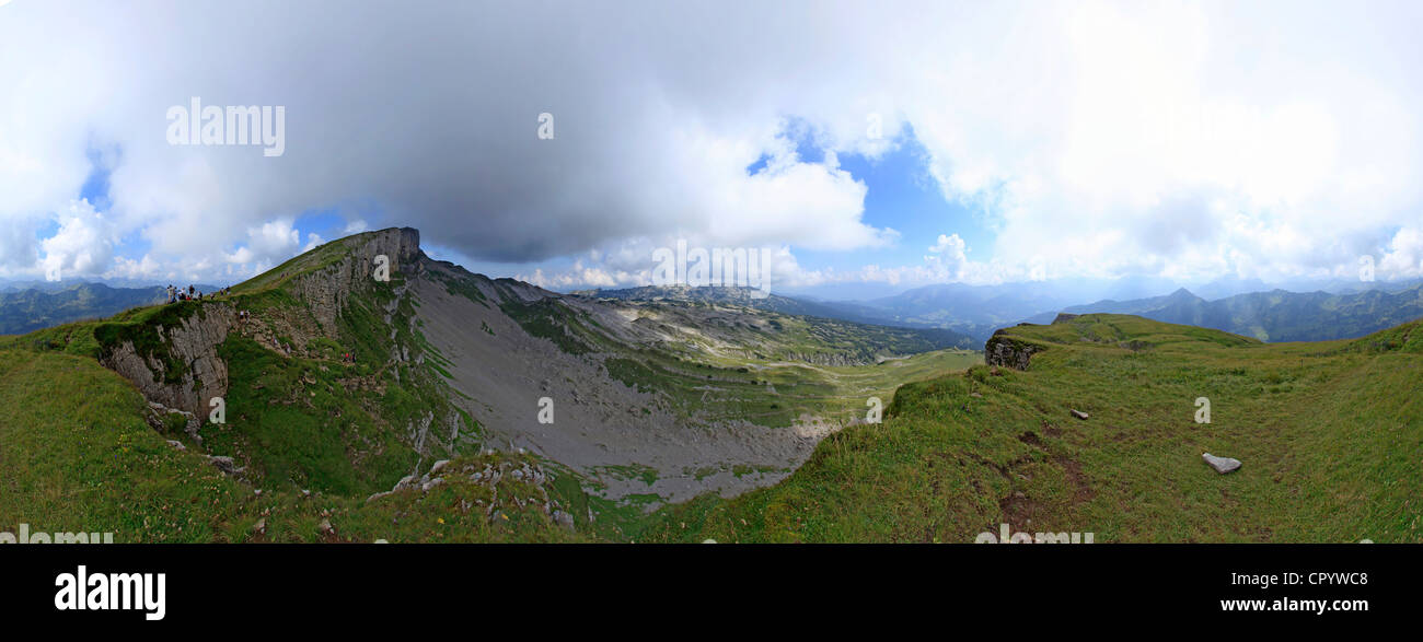 Mt. Hoher Ifen, Kleinwalsertal, Österreich, Europa Stockfoto