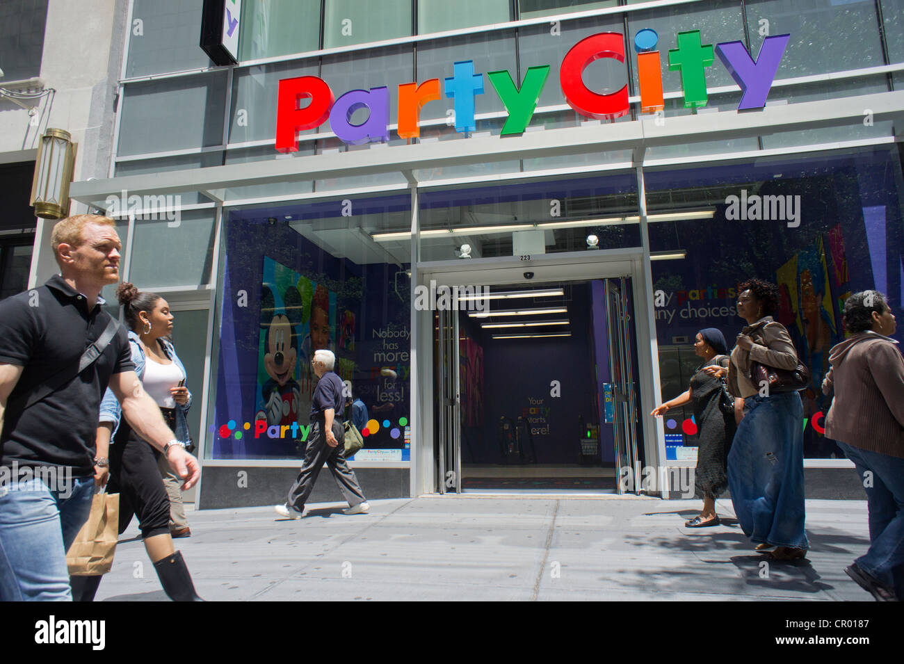 Eine Party City-Store in New York Stockfoto