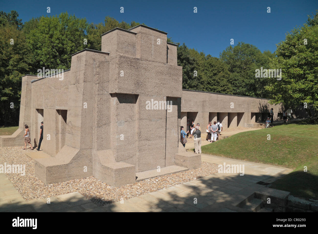 Das Graben der Bajonette-Denkmal erinnert an eine Aktion am 23. Juni 1916 bei Verdun, Meuse, Frankreich. Stockfoto