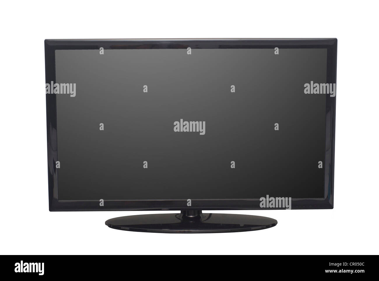 isolierte Flachbild-tv oder Computermonitor mit 2 Beschneidungspfad in Jpg. Stockfoto