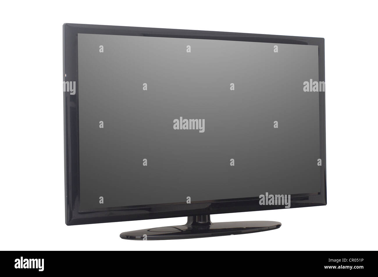 isolierte Flachbild-tv oder Computermonitor mit 2 Beschneidungspfad in jpg Stockfoto
