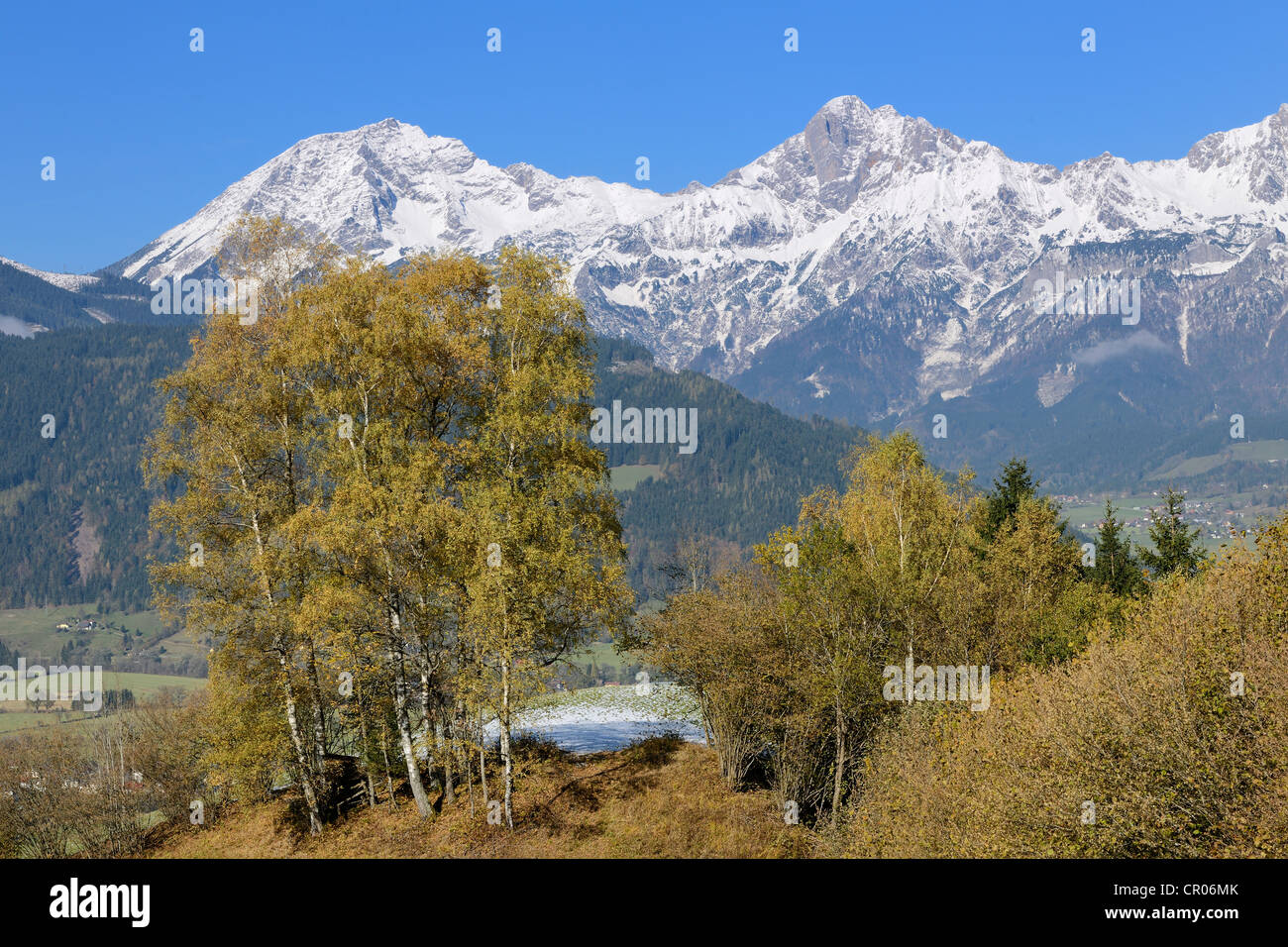 Haller Mauern Bergkette, Admont, bergregion Gesäuse, Steiermark, Österreich, Europa Stockfoto