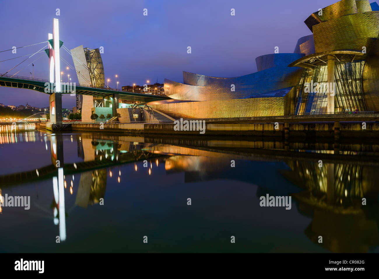 Guggenheim Museum in Bilbao, Spanien Stockfoto
