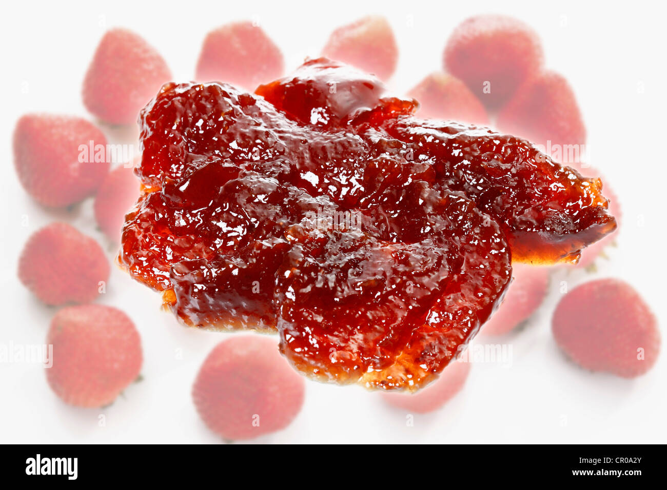 Erdbeer-Marmelade Stockfoto