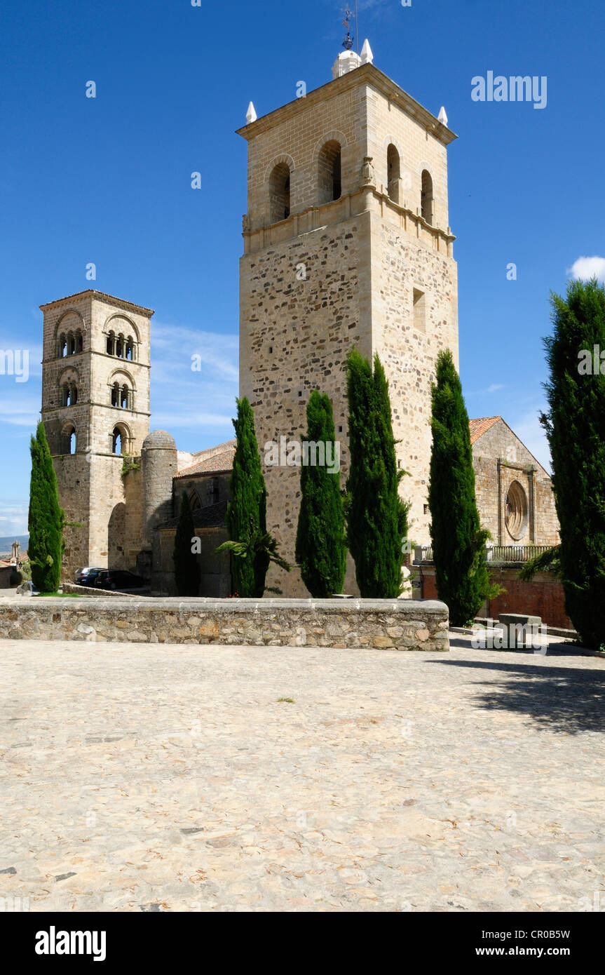 Historische Kirchen in der historischen Stadt Trujillo, Extremadura, Spanien, Europa, PublicGround Stockfoto