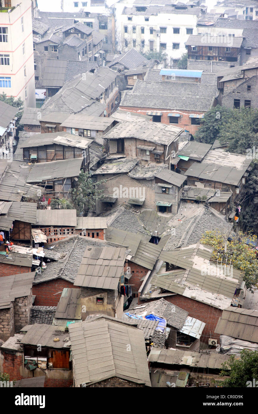 Eine alte Wohngebiet in Chongqing Stockfoto
