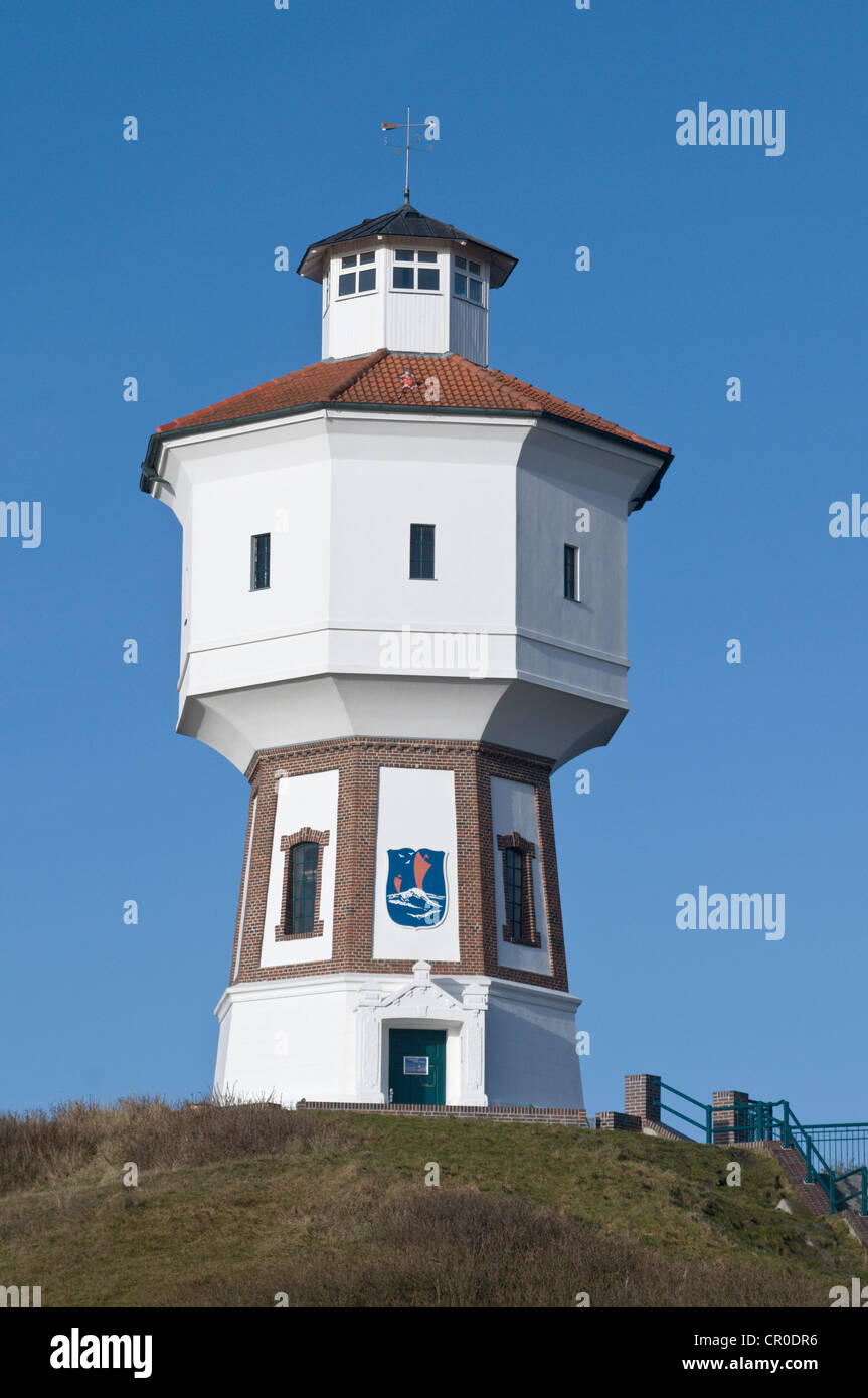 Wasserturm auf Langeoog, Niedersachsen, Deutschland, Europa Stockfoto