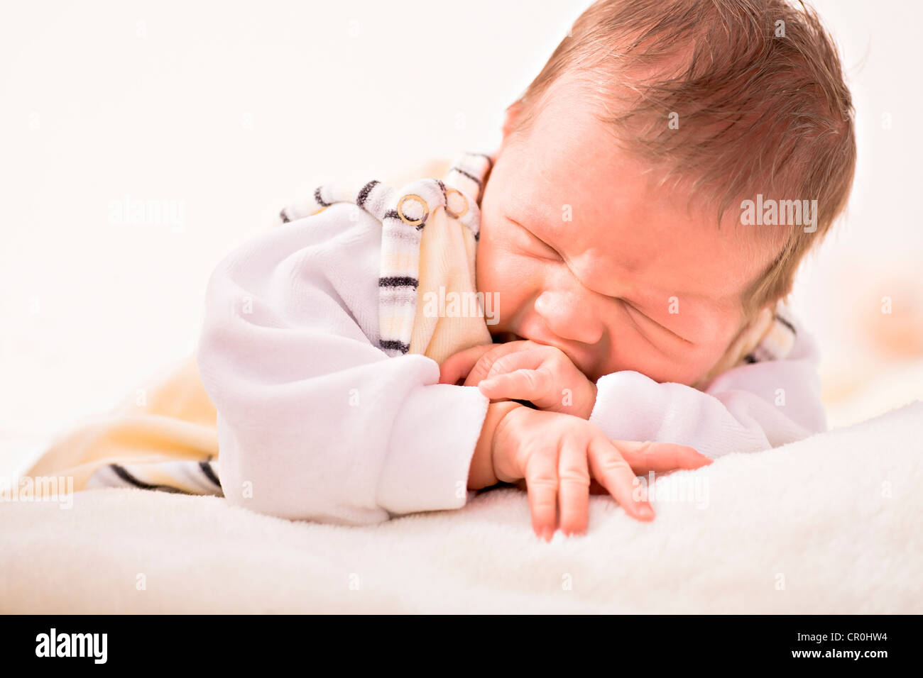 Baby Boy, 1 Monat Stockfoto