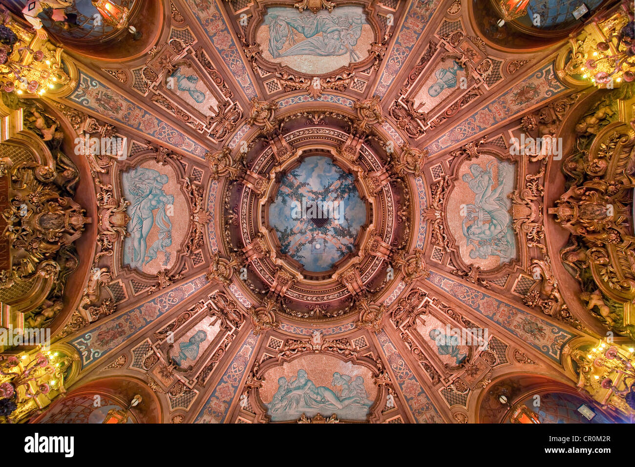 Frankreich, Paris, Musée Grevin, die Kuppel Stockfoto