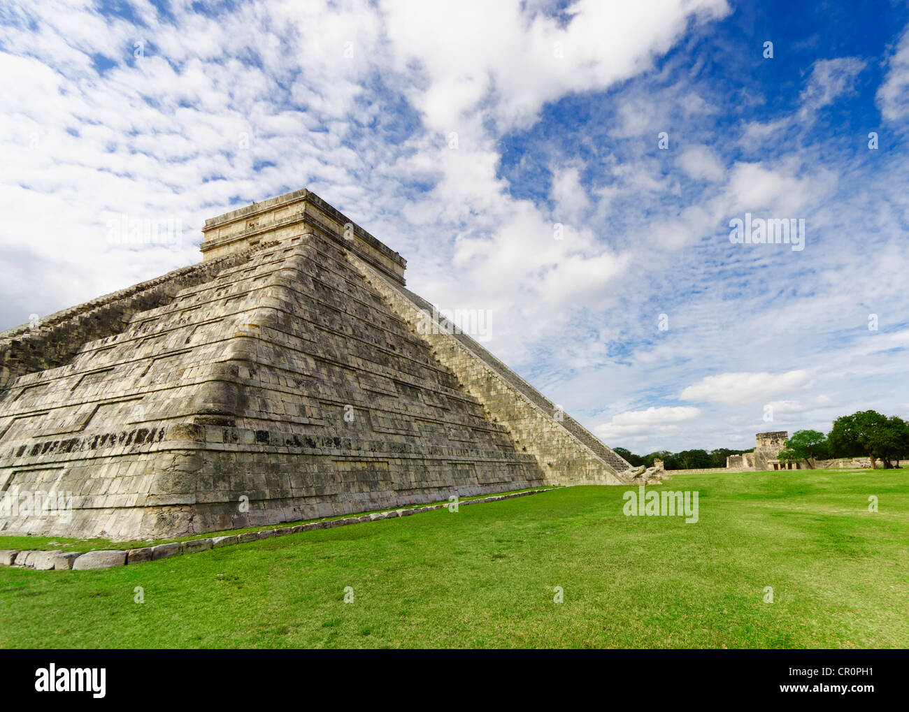 Mexiko, Yucatan, Chichen Itza Maya-Pyramide Stockfoto