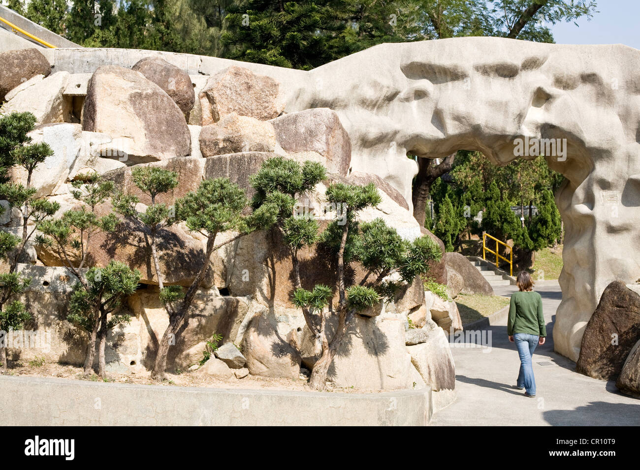 China, Hong Kong, Kowloon Walled City Park Stockfoto