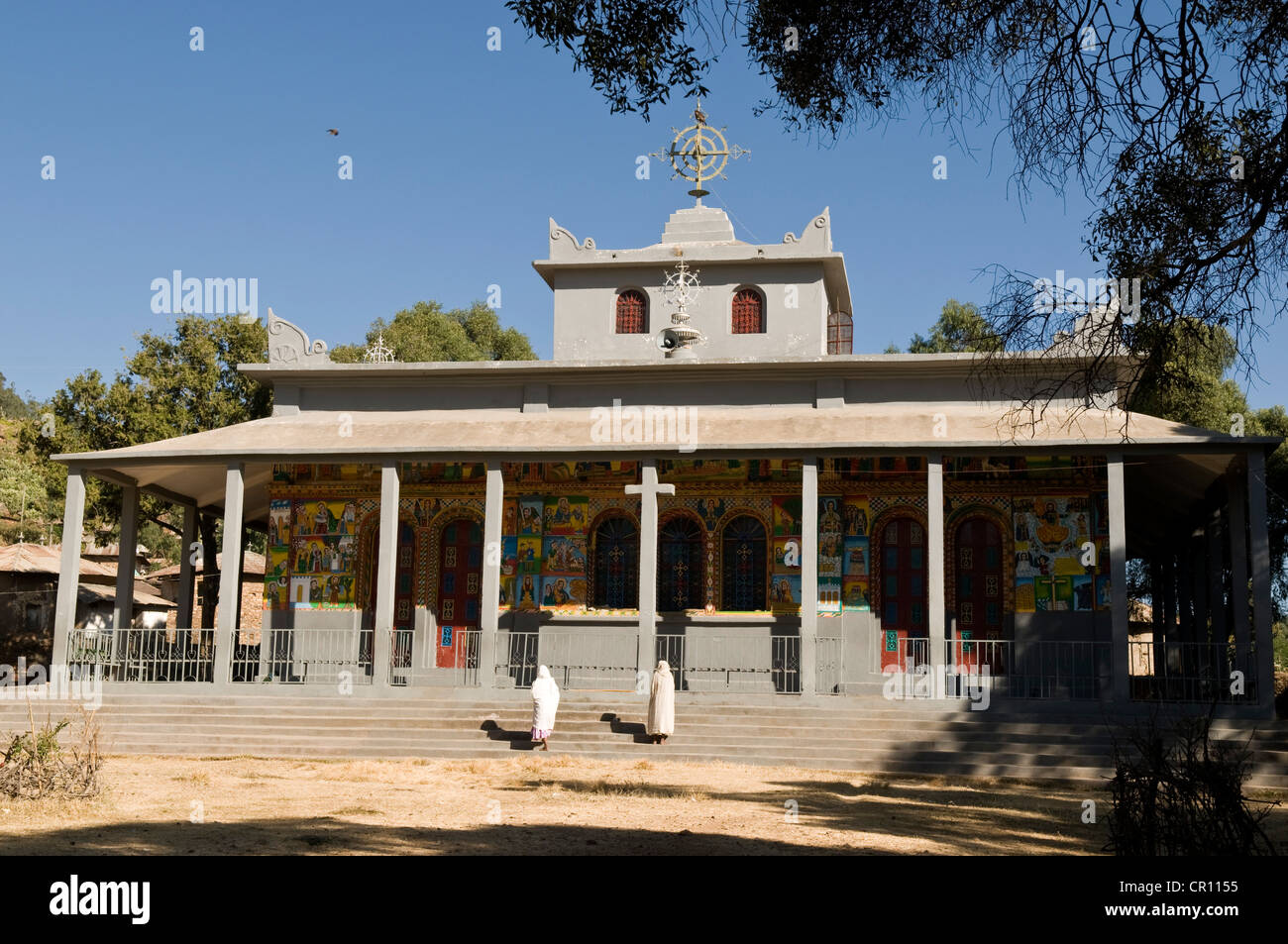 Äthiopien, Tigray Region, Stadt von Axum, Kirche von Enda I Yesus Stockfoto